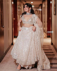 Beautiful off white lehenga set
