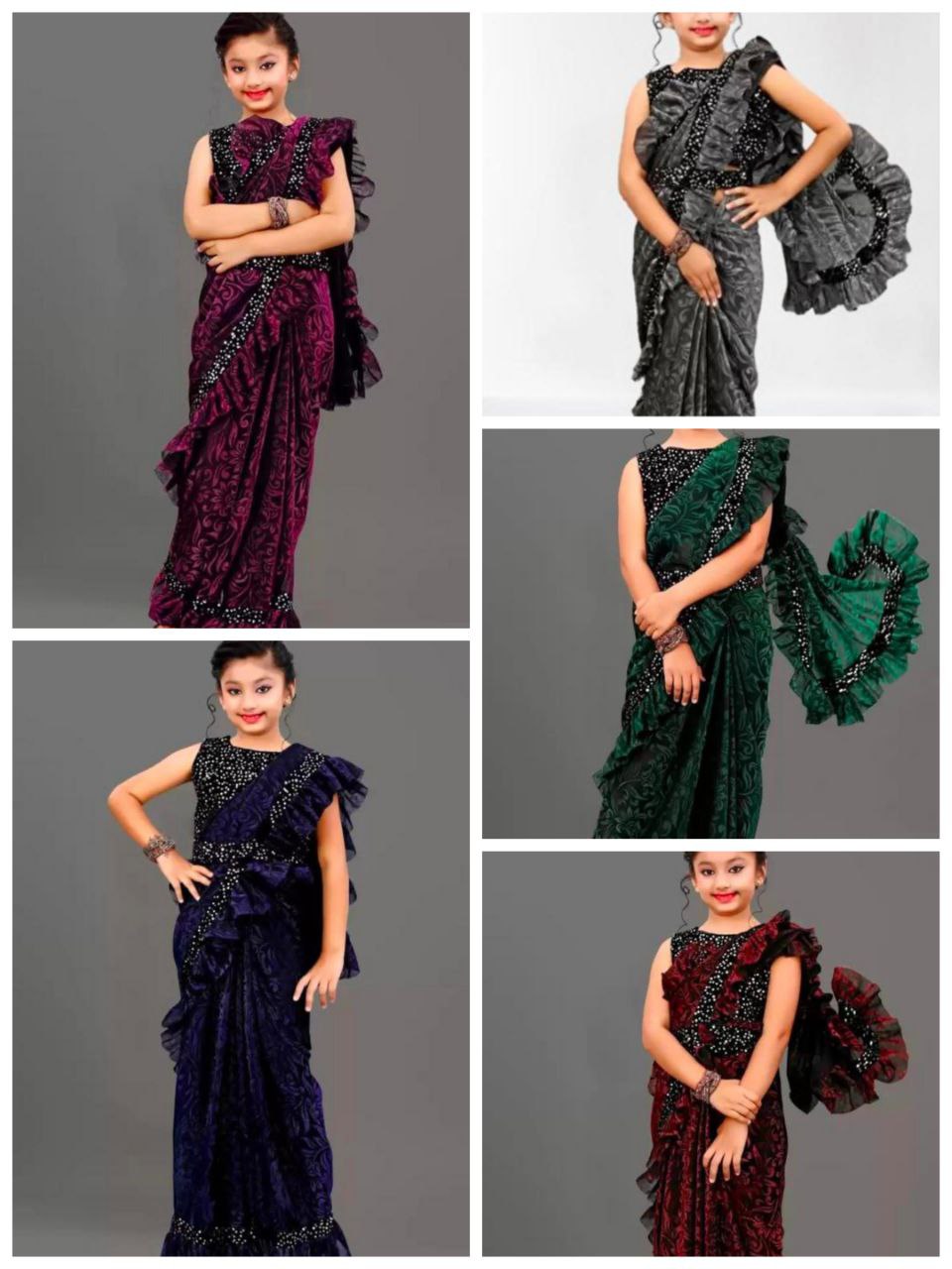 Baby Kids Delta Saree