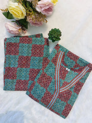 Designer fine cotton co-ord set