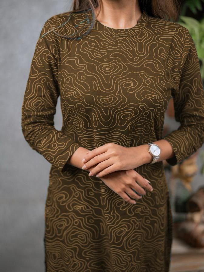 Cotton Printed Kurti with Back Zip | Sizes S-3XL |