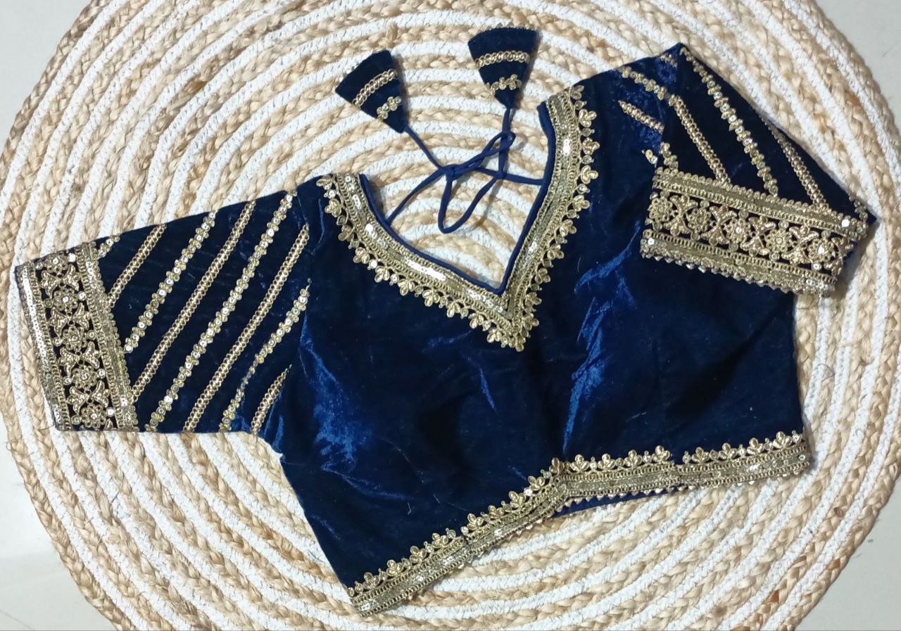 Embroidered Blouse by Glamour Kurti