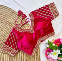 Embroidered Blouse by Glamour Kurti