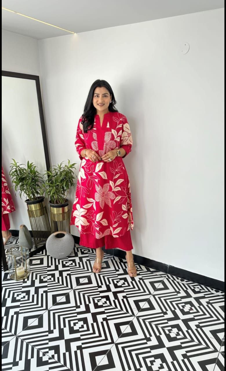 Jaipuri  Printed Cotton Fabric CORD-SET