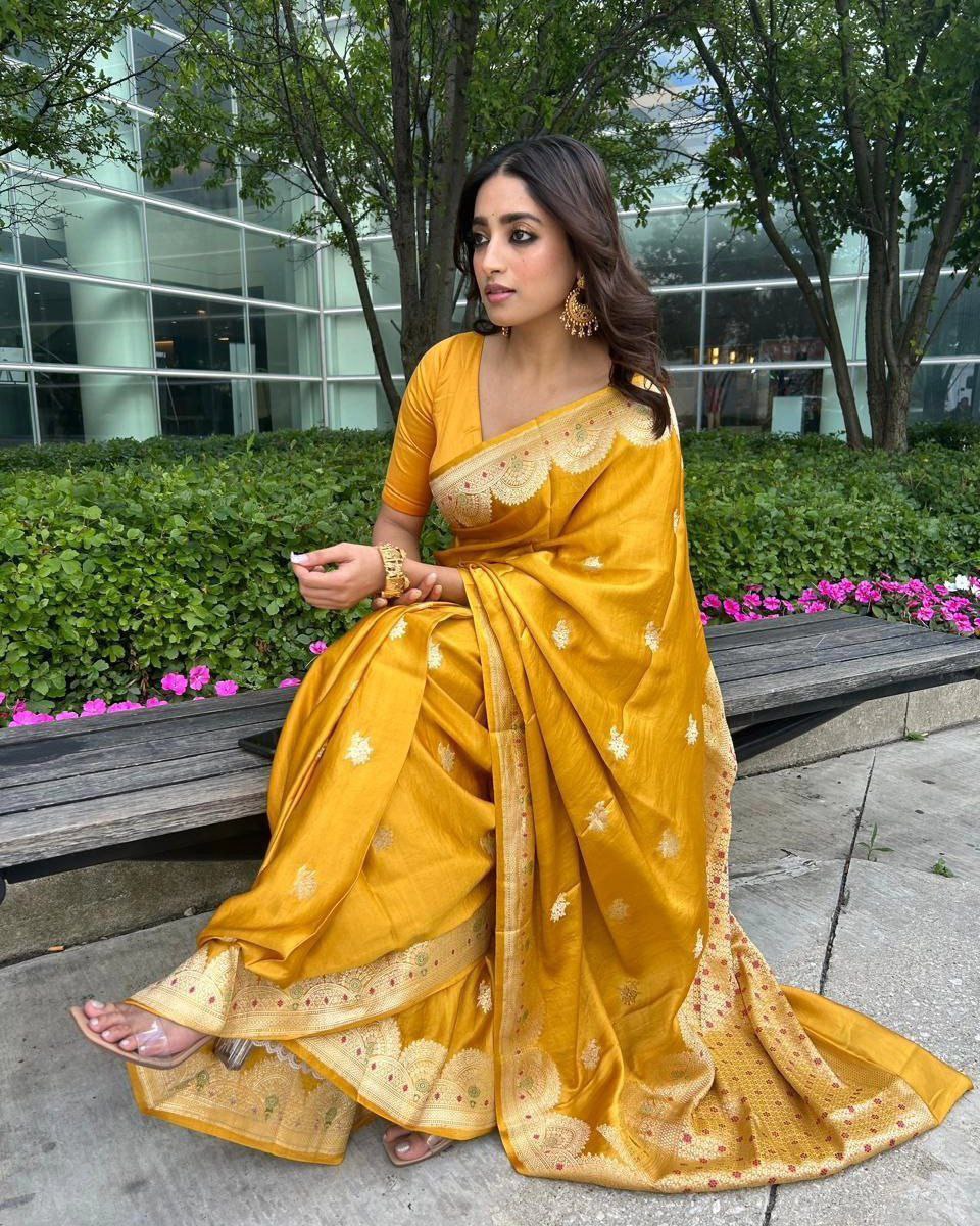 Silk Jacquard Border Saree