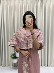 FOIL PAPER WORK GOWN