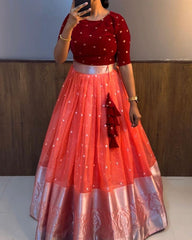 ORGANZA LEHENGA