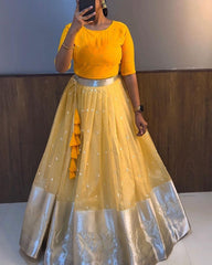 ORGANZA LEHENGA