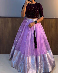 ORGANZA LEHENGA