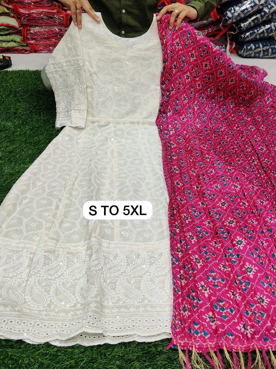 Anarkali  Gown