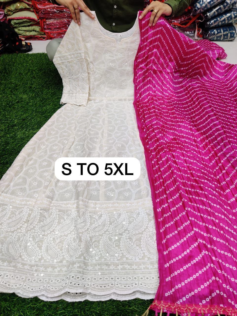 Anarkali  Gown