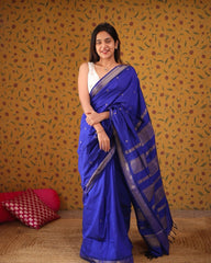 Art Silk Jacquard Border Saree