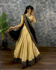 Tissue Cotton lehenga choli