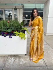 Silk Jacquard Border Saree
