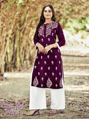 Designer kurti plazo set