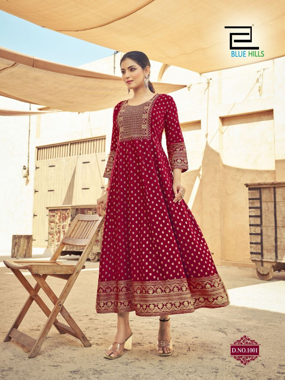 Long Anarkali Gown
