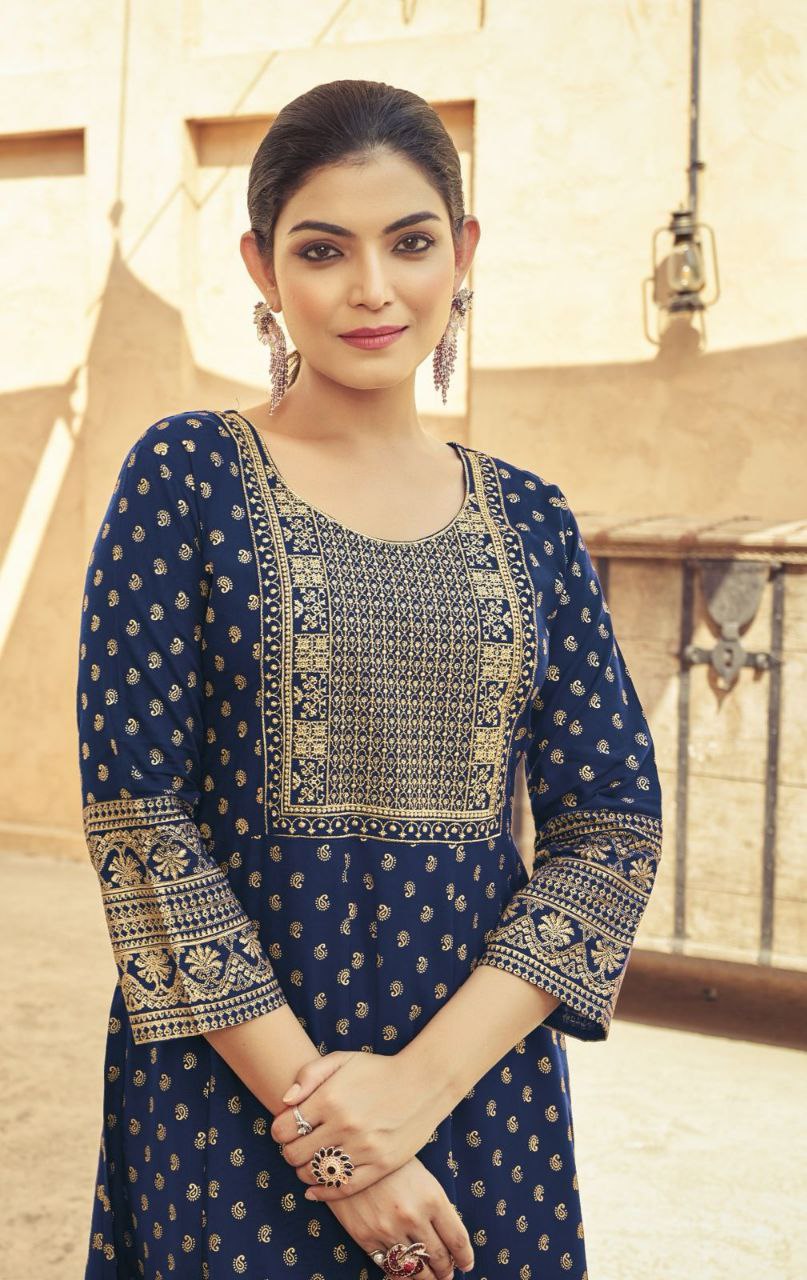 Long Anarkali Gown