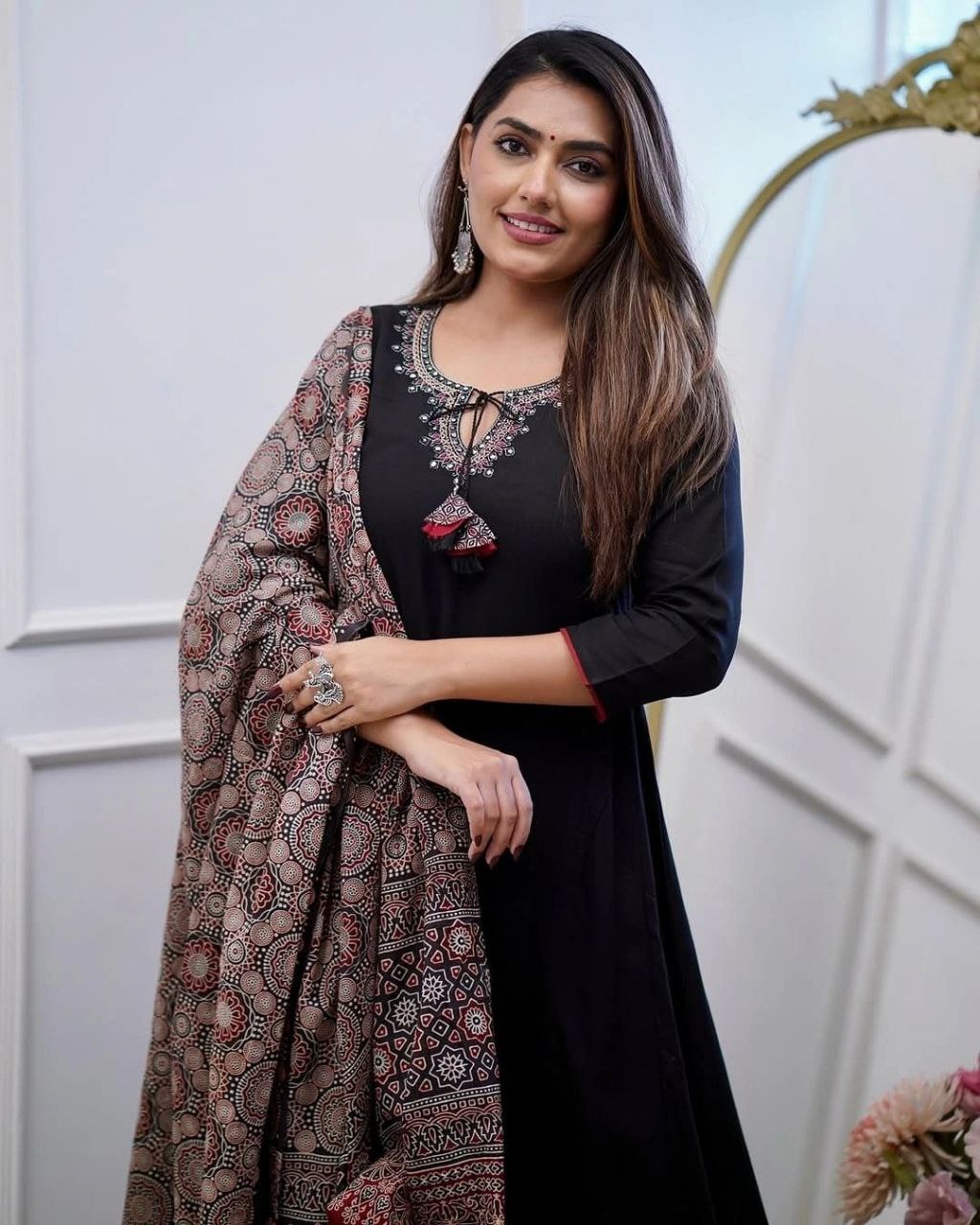 PURE VISCOSE CHANDERI KURTA SET