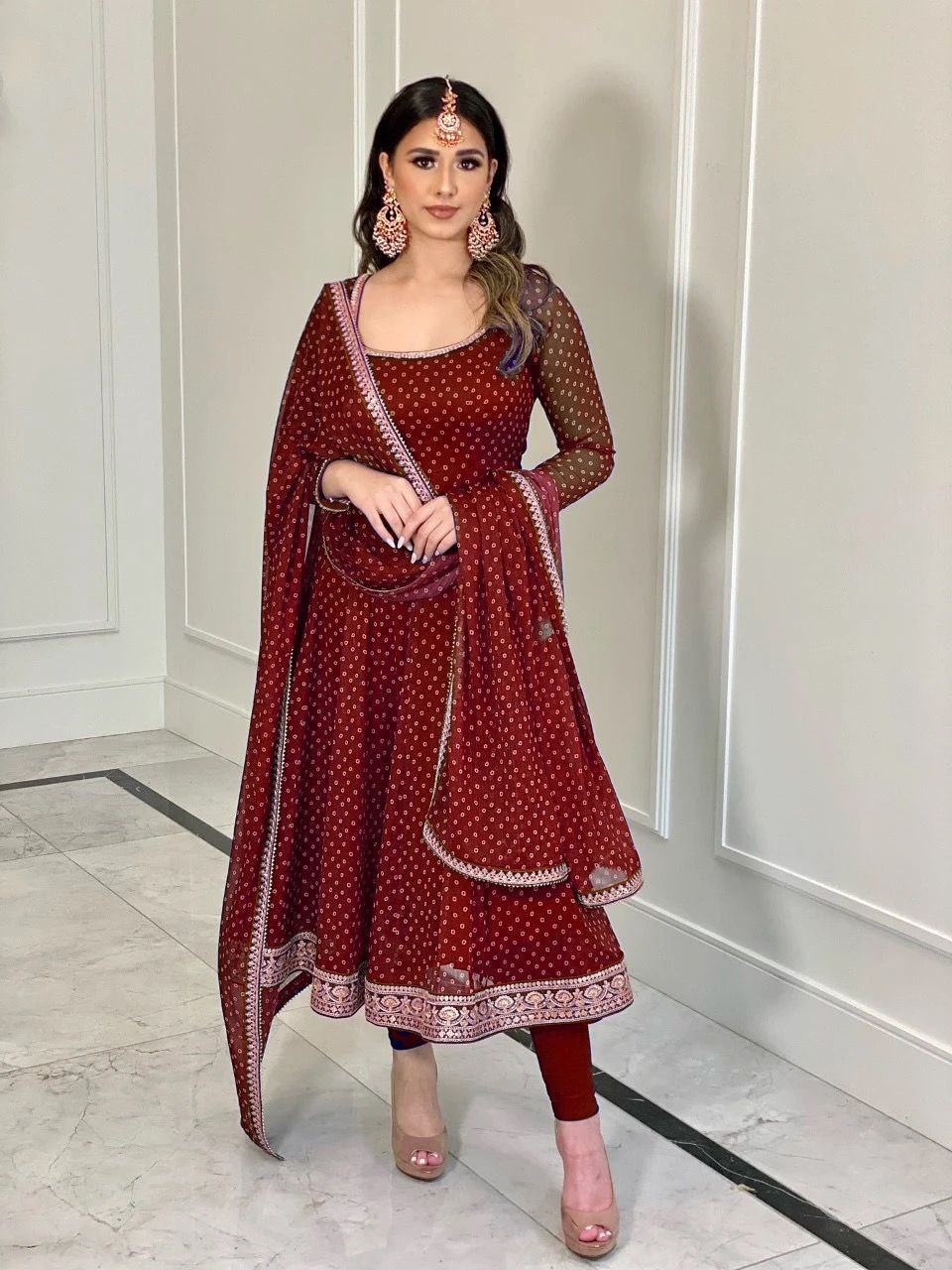 ANARKALI GOWN& DUPATTA SET