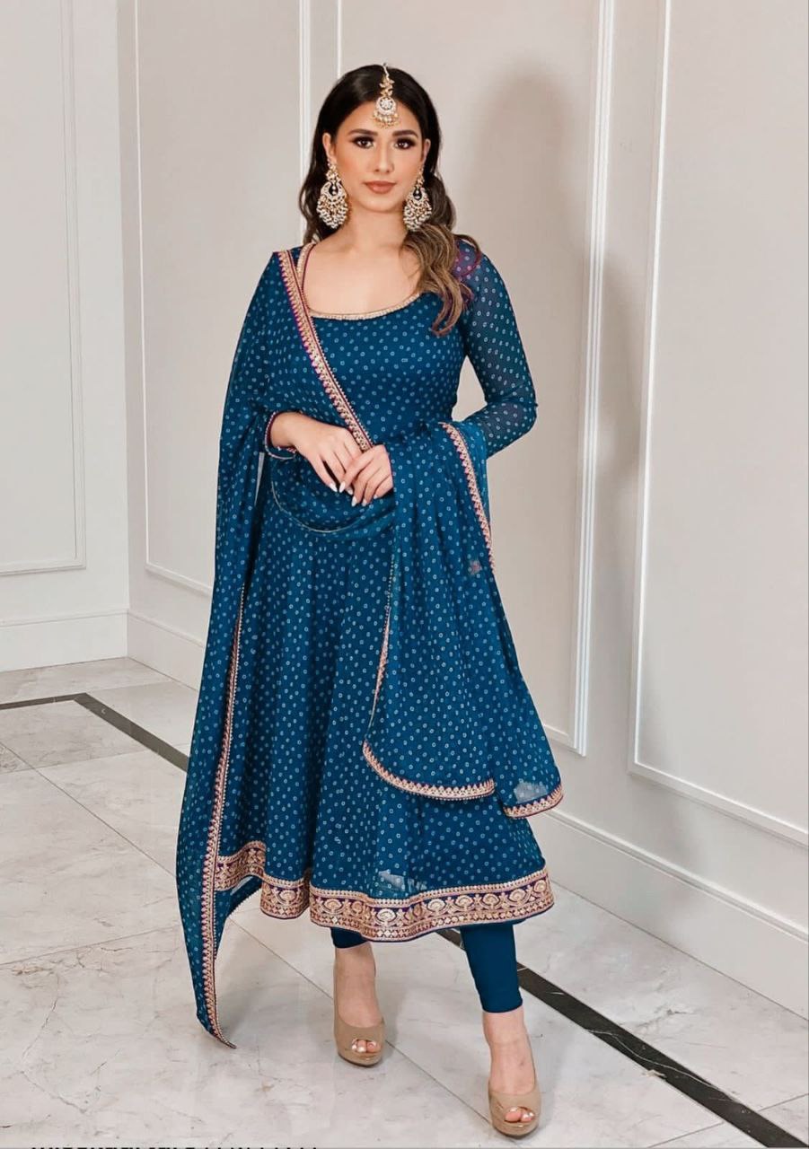 ANARKALI GOWN& DUPATTA SET