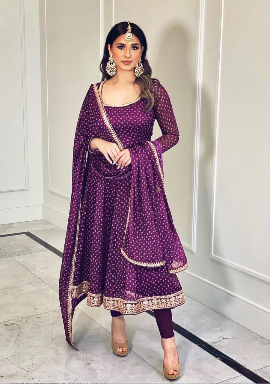 ANARKALI GOWN& DUPATTA SET