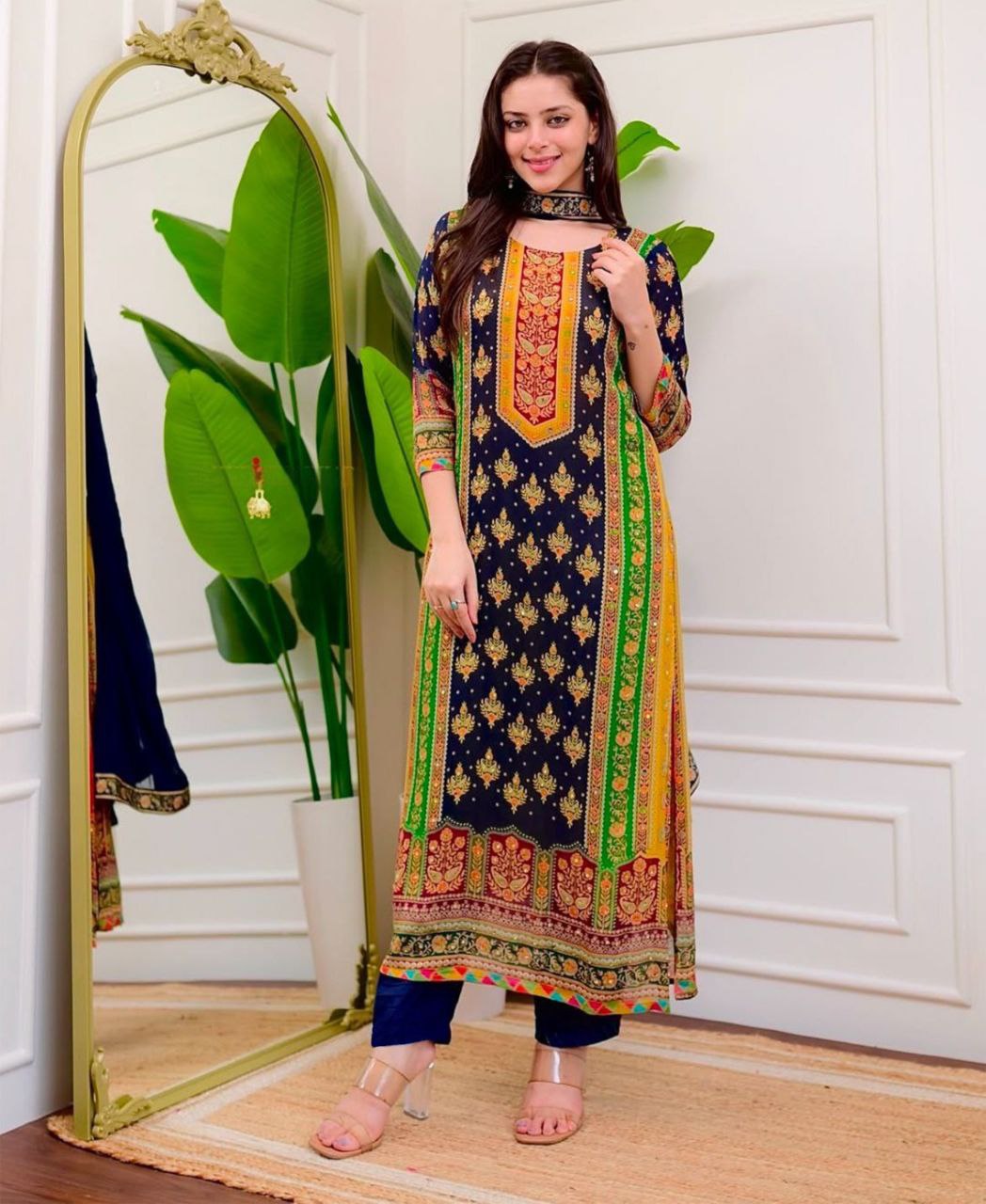 Ivory Pakistani Suit