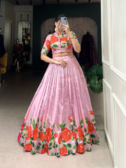 Floral lehenga choli