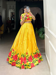 Floral lehenga choli