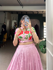 Floral lehenga choli