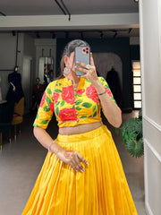 Floral lehenga choli