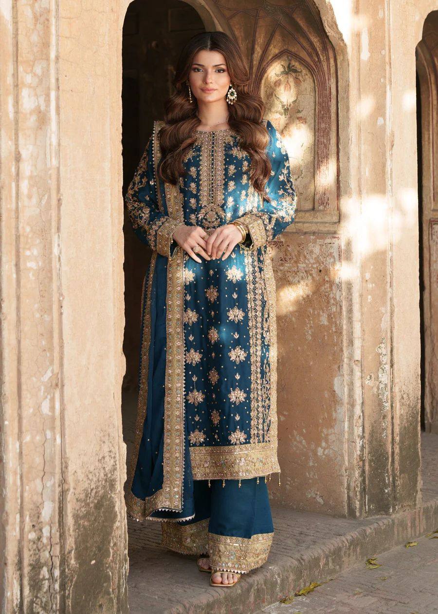 Elegant Black Embroidered Designer Set | Heavy Georgette Sequence & Rivet Moti Work | Ready to Wear Premium Ethnic Suit