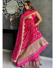 Designer party wear sequence embroidery work lehenga choli