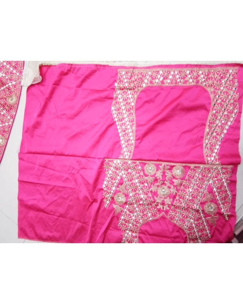 Rani Pink Sequence Embroidery Party Wear Lehenga Choli